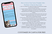 GROOVY PET GROOMING INSTAGRAM POSTS, a Social Media Template by Daring Digies (Thumbnail 4 of 7)