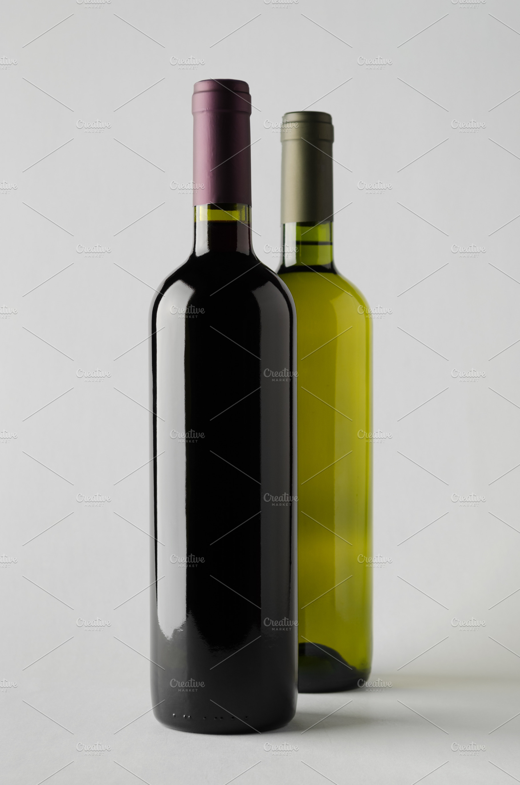 Wine bottle mockup JPEG, a Food & Drink Photo by Shablon
