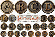 Stamp Letter Clipart Bundle, an Illustration by Designworld (Thumbnail 1 of 7)