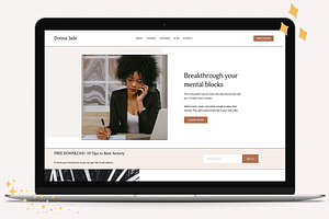 Squarespace 7.1 Template: Donna