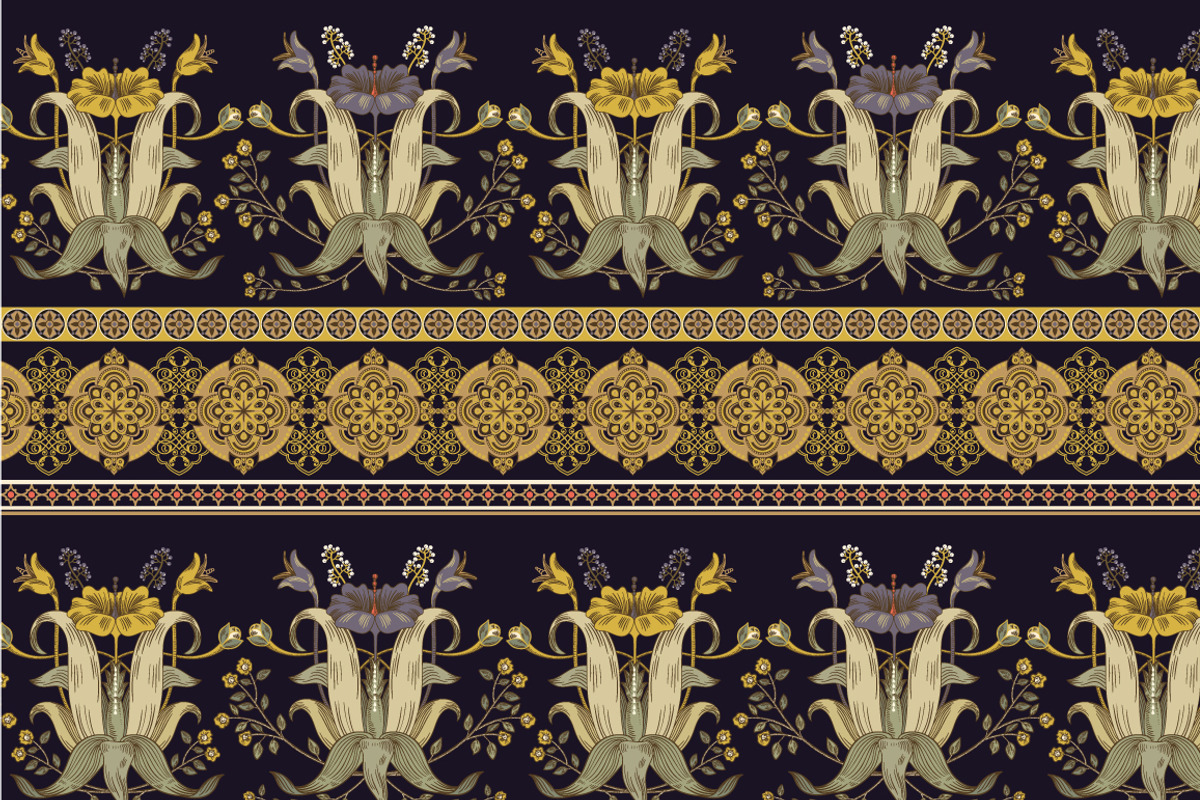 10 Vintage Decorative Patterns, a Pattern Graphic by Sunny_Lion