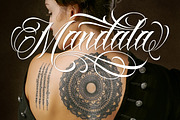 Hustler | Tattoo Style, a Script Font by Muntab_Art (Thumbnail 2 of 8)