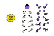 Halloween Cartoon Bundle, an Illustration by The Isian (Thumbnail 23 of 40)