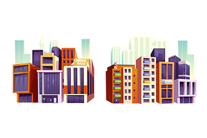 City crossroads illustration, an Object Illustration by art PVP - market