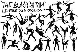 Black Satan Silhouette