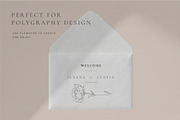 Minimalistic Line Flowers & Leaves, a Decorative Illustration by La Petite Line Art (Thumbnail 5 of 10)