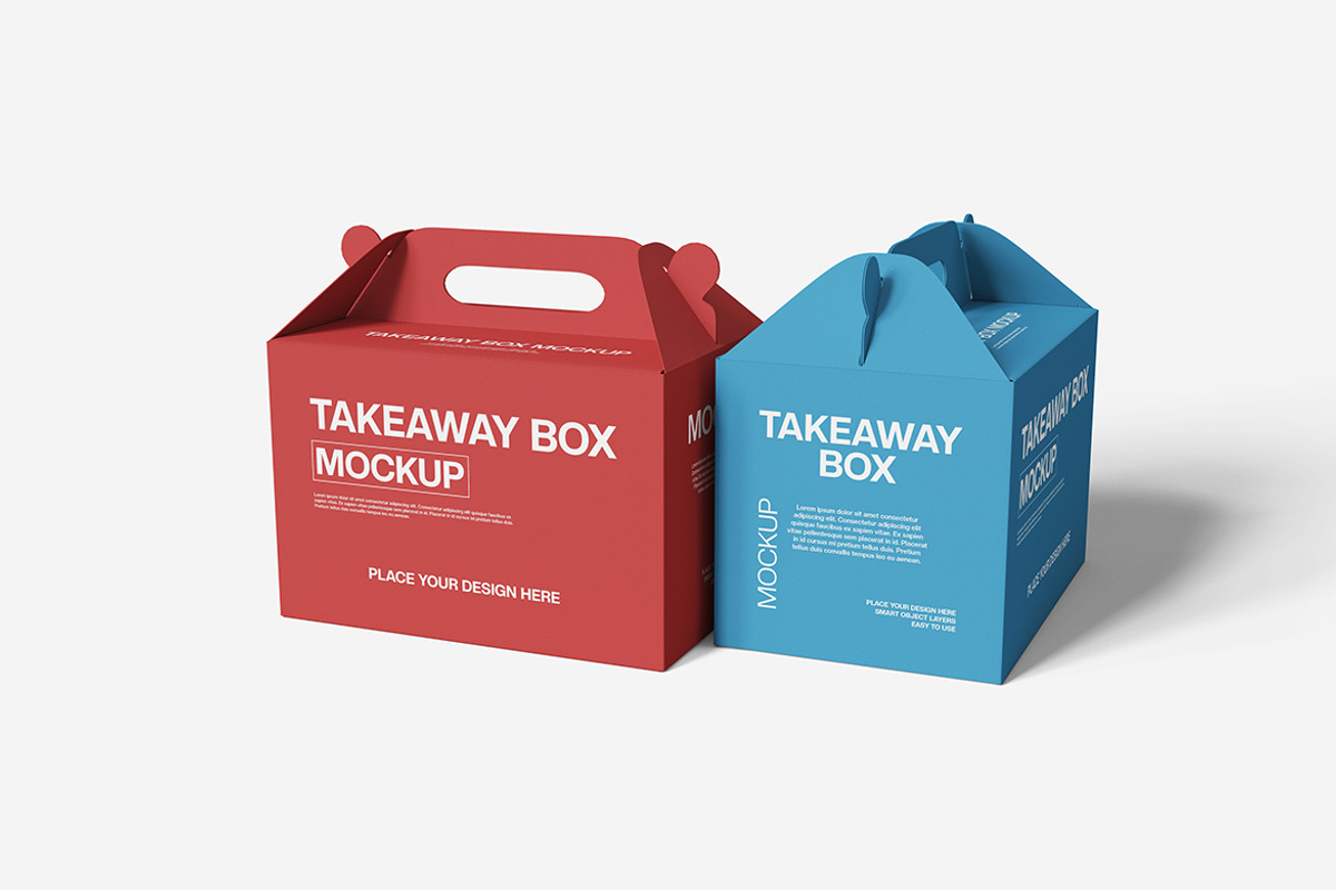 Takeaway Box Mockup, a Product Mockup by MrLetters (Photo 5 of 5)