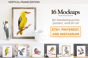16 Etsy Friendly Print Mockups, a Print Template by Drifter Studio PrintShop (Thumbnail 1 of 4)