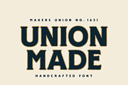 UNION MADE FONT, a Serif Font by Millieangelo (Thumbnail 6 of 6)