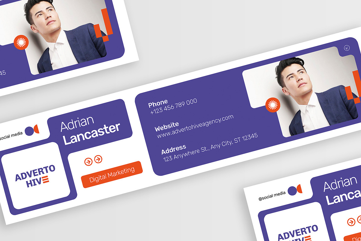 Advertohive Agency - LinkedIn Banner, a Social Media Template by Esensifiksi.studio (Photo 3 of 3)
