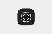 Settings, an Outline Icon by Jordy (Thumbnail 2 of 2)