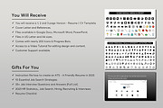 ATS Resume CV Word & Google Docs 26, a Resume Template by MrCam Template Resume|CV (Thumbnail 7 of 9)