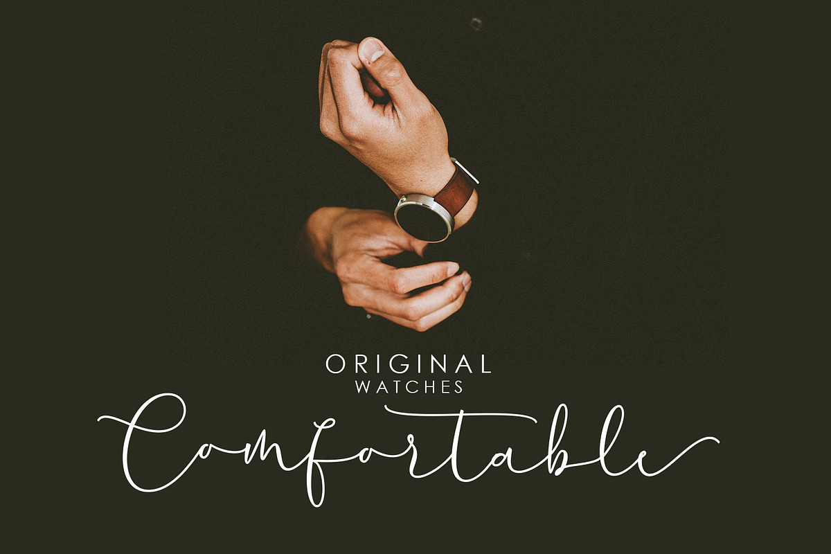 Chastum Script, a Script Font by moriztype (Photo 5 of 6)