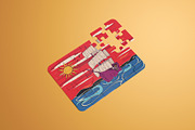 Jigsaw Puzzle Board with Box Mockup, a Packaging Mockup by Sheikhadesign (Thumbnail 8 of 12)