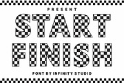 Start Finish Font, a Blackletter Font by Fourteen Letter (Thumbnail 1 of 8)
