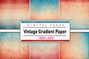 Vintage Gradient Paper, a Pattern Graphic by Printable Treasure (Thumbnail 1 of 4)