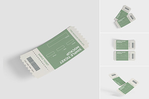 Event Tickets Mockup