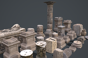 Roman Greek Objects Big Pack