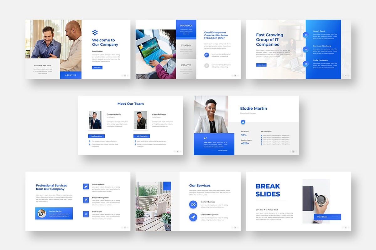Compana-Company Profile GoogleSlides, a Presentation Template by Premast (Photo 2 of 3)