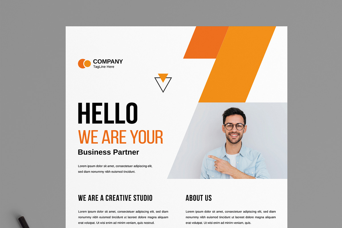 Business Flyer with Colorful Accents preview 4