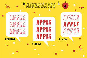 Honey Apple - Juicy Typeface