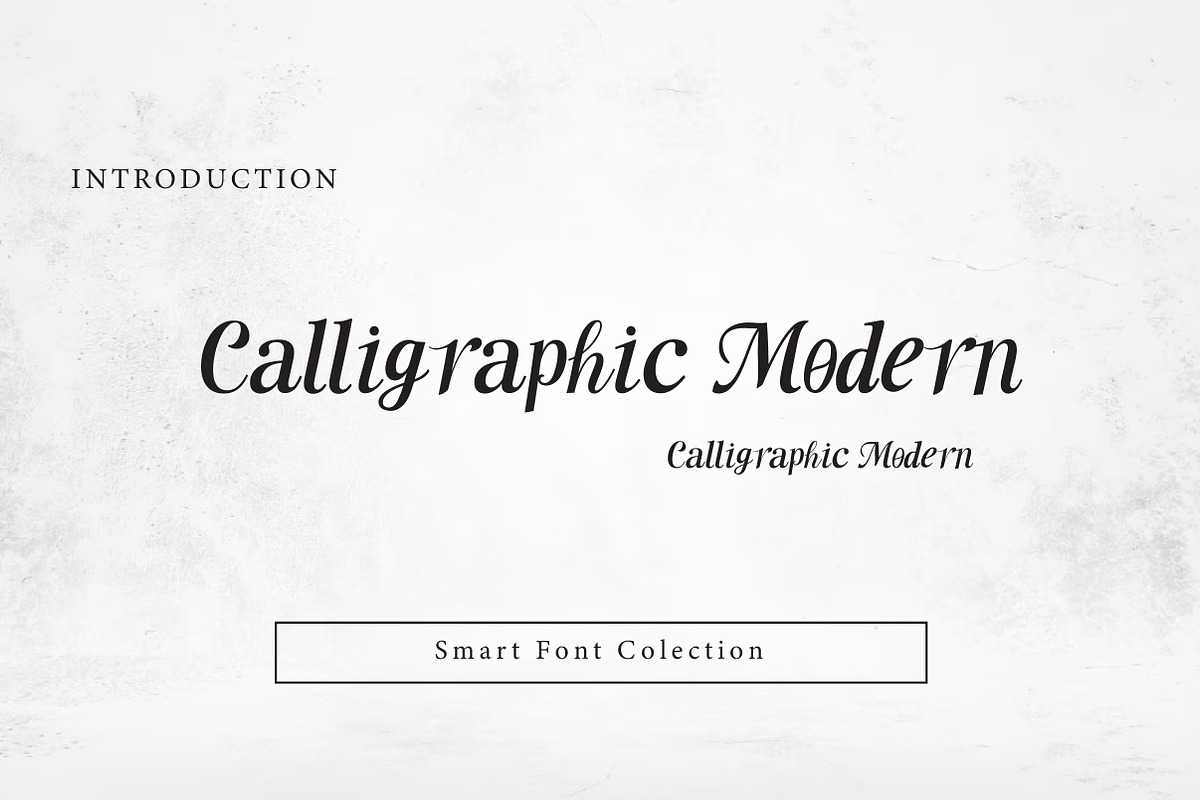 Calligraphic Modern, a Sans Serif Font by Wow Magic (Photo 1 of 3)