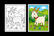 FARM ANIMALS COLORING BOOK for KIDS, an Animal Illustration by Ink Gallery (Thumbnail 4 of 7)