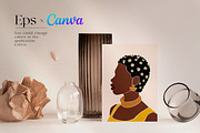 Flower Lover Abstract Women Portrait, a Work Illustration by NassyArt (Thumbnail 9 of 10)