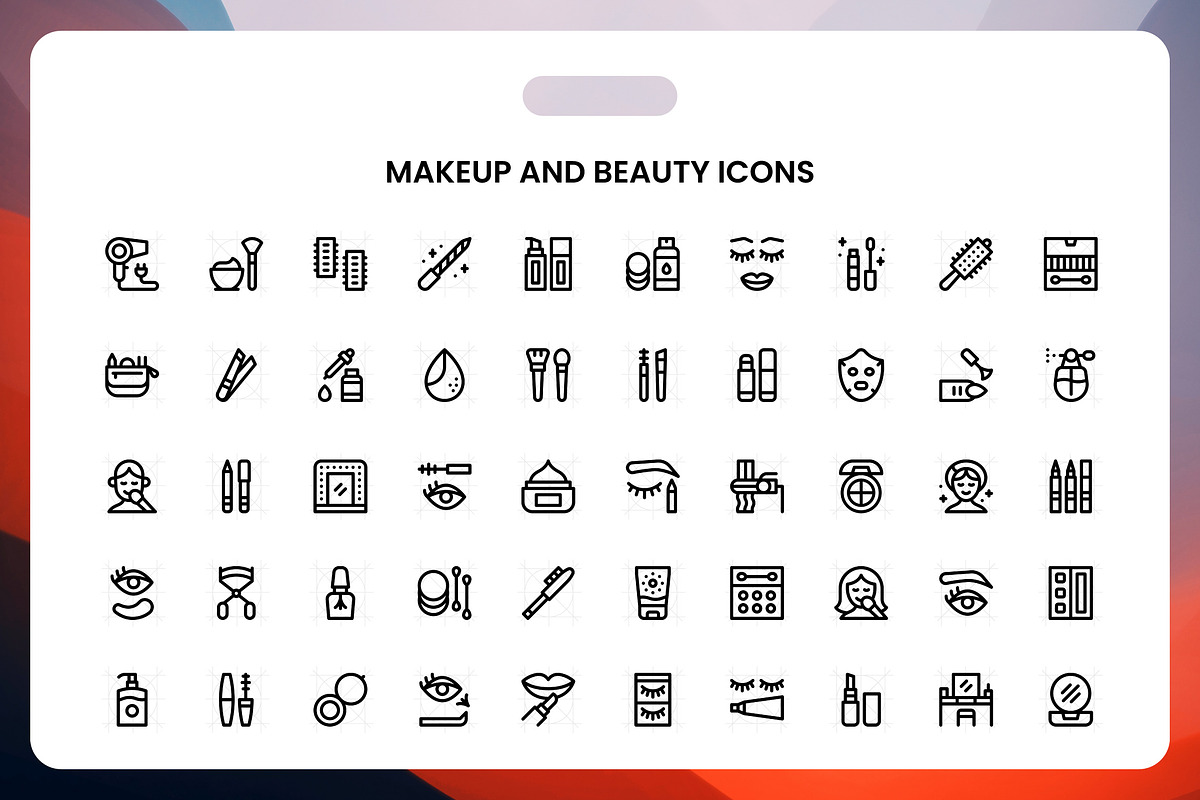 Makeup and Beauty Icons, an Icon by Wencory