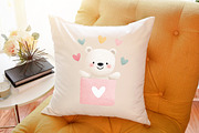 Baby Bear, Baby Shower Clipart, an Animal Illustration by Sublimation Artist (Thumbnail 6 of 6)