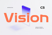 CS Vision – Techno Font, a Sans Serif Font by Craft Supply Co. (Thumbnail 1 of 8)