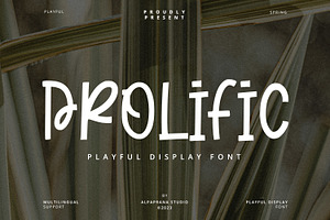 Prolific - Playful Font