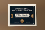 Green Vintage Design Certificate, a Print Template by graphicook (Thumbnail 3 of 3)