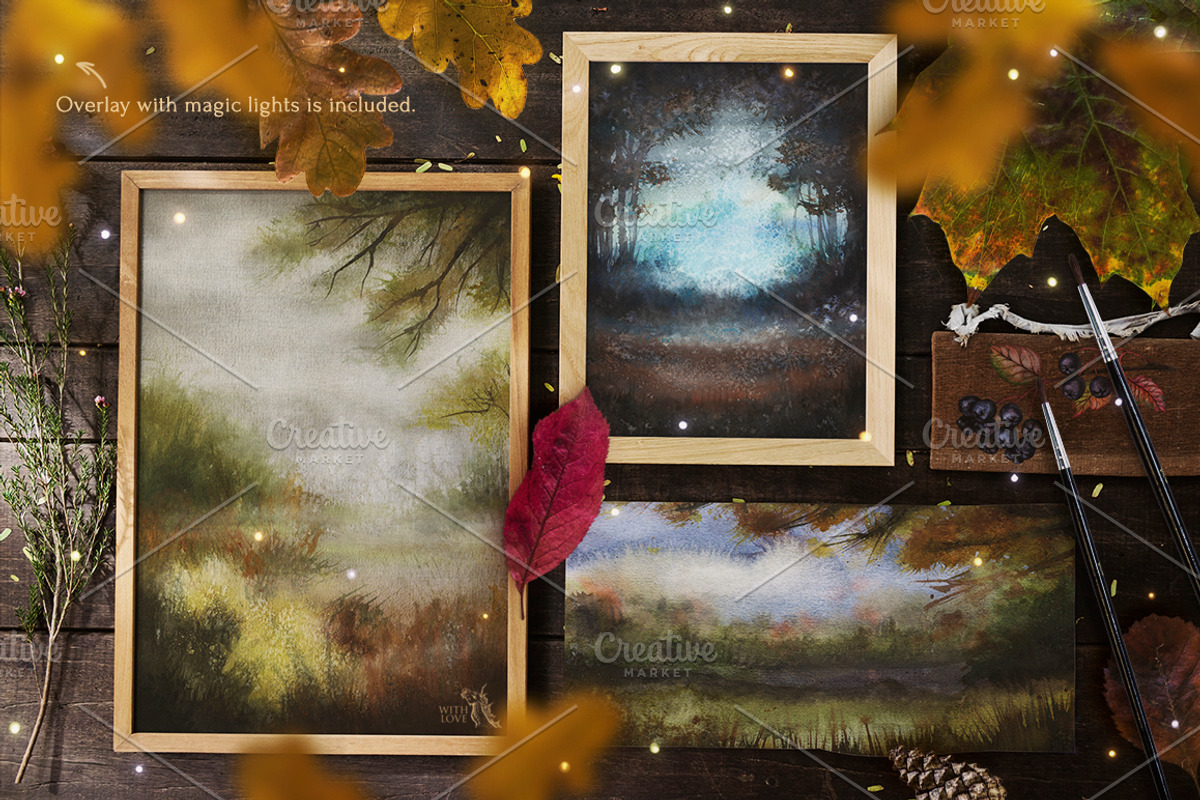 Mabon Celtic Autumn Watercolor Set, an Illustration by Fluffy Unicorn (Photo 9 of 11)