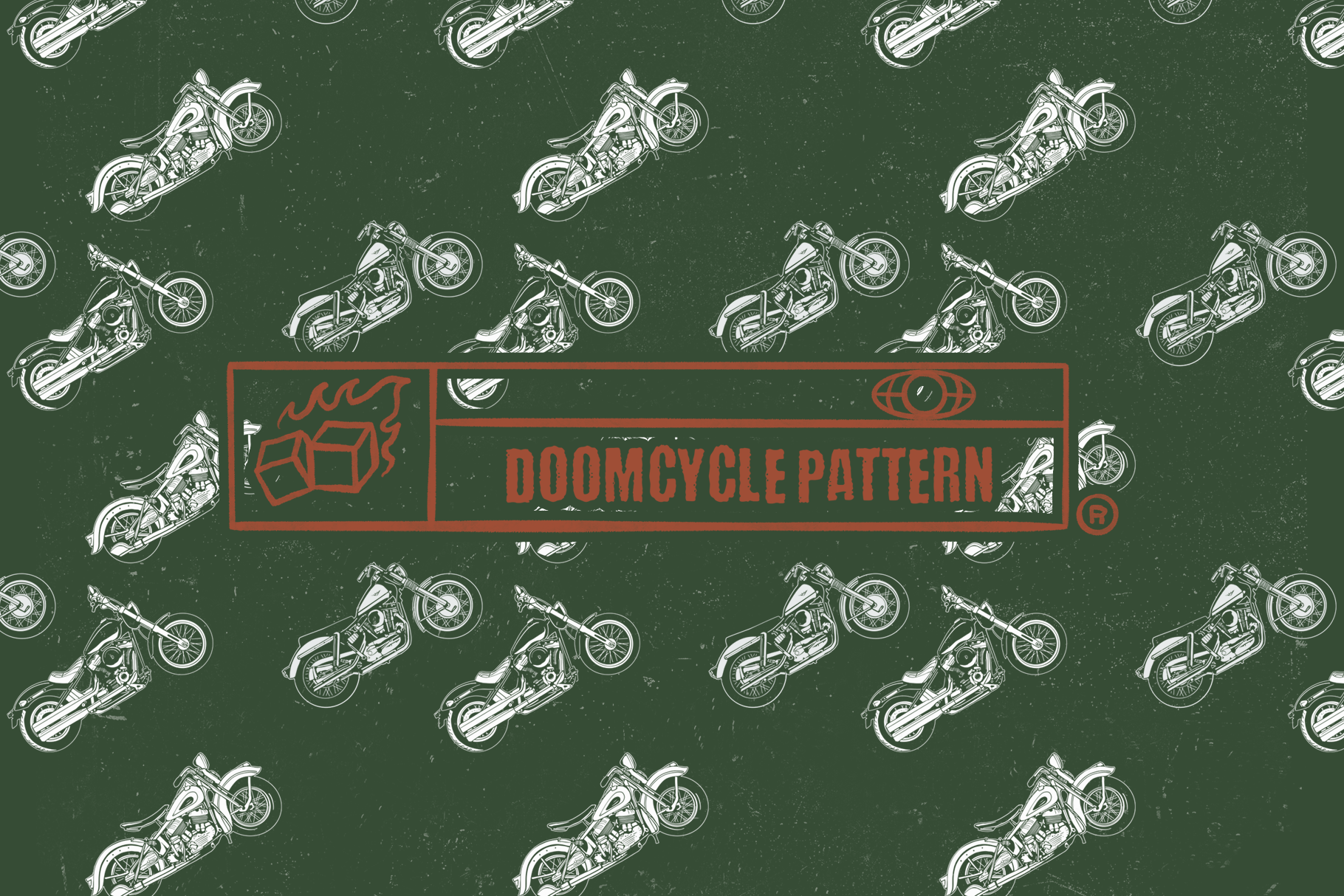 Motorcycle Vector Pattern