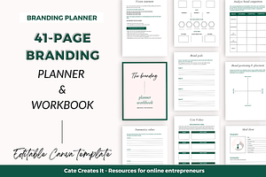 Branding Planner & Workbook Canva