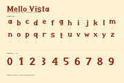 Mello Vista - Bold Retro Rounded, a Slab Serif Font by Colorsfav (Thumbnail 7 of 8)