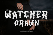 CS Watcher Drawn, a Blackletter Font by Craft Supply Co. (Thumbnail 1 of 8)