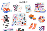 Cozy Game Night Party Clipart Bundle, an Object Graphic by Ruslana Lubenets (Thumbnail 9 of 17)