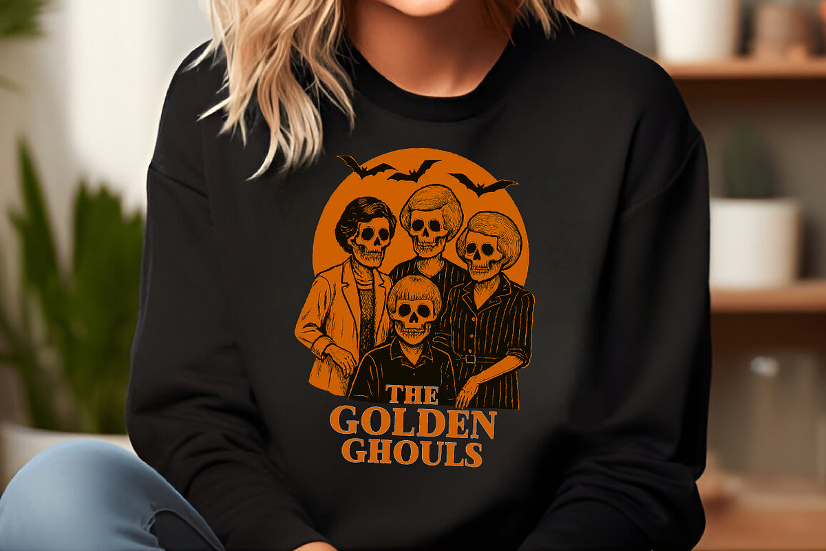 The Golden Ghouls PNG, an Illustration by Craft Nest (Photo 2 of 6)