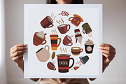 Autumn Cozy Collages - 6 Designs, a Seasonal Illustration by Whimsy Brush Studio (Thumbnail 7 of 9)