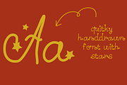Quirky Star Celestial Font, a Handwritten Font by Ashiya Pixel (Thumbnail 4 of 9)