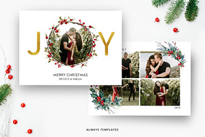 Christmas Card Template CC019