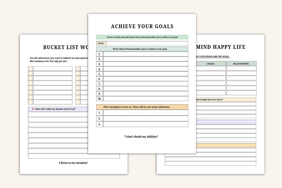 2026 Anxiety Relief Journal preview 7