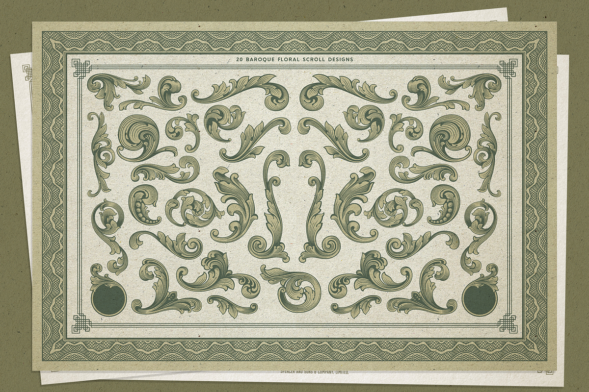 S&S National Currency Font Bundle, a Font by Spencer & Sons Co. (Photo 9 of 9)