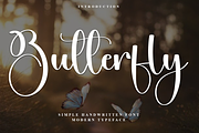 Butterfly, a Handwritten Font by InermediaSTUDIO (Thumbnail 1 of 9)
