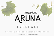 Aruna Typeface, a Font by YandiDesigns (Thumbnail 1 of 3)