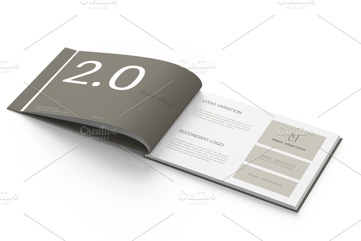 Brand Identity Guidelines Template, a Branding & Logo Template by My design tools (Photo 3 of 7)