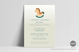 Baby Shower Invite Canva Temp - 32
