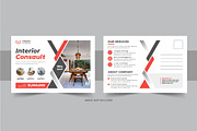 Interior design eddm postcard bundle, a Card Template by Pavel_design (Thumbnail 6 of 11)